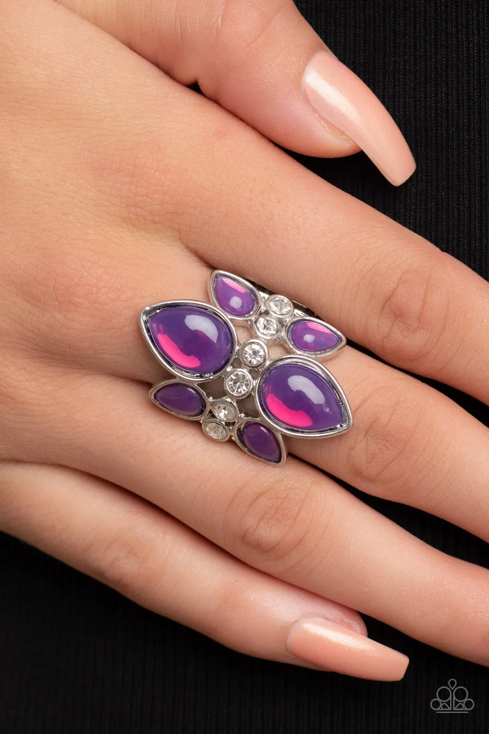 Paparazzi Accessories - TRIO Tinto - Purple Ring