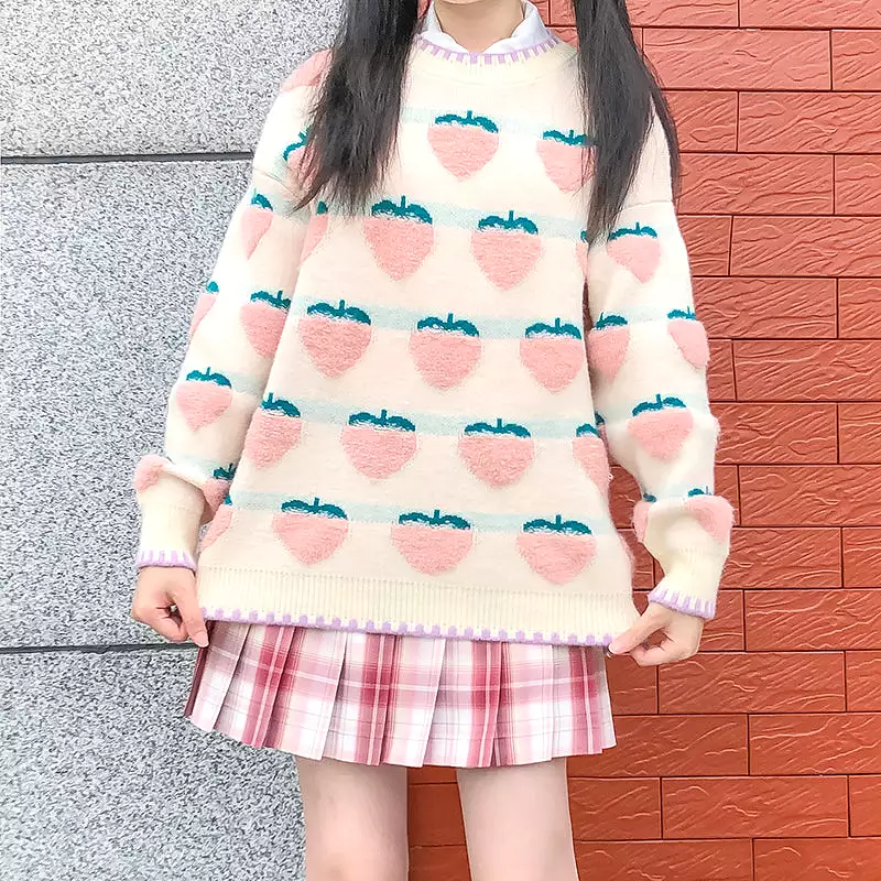 Peach Sweater AD12723