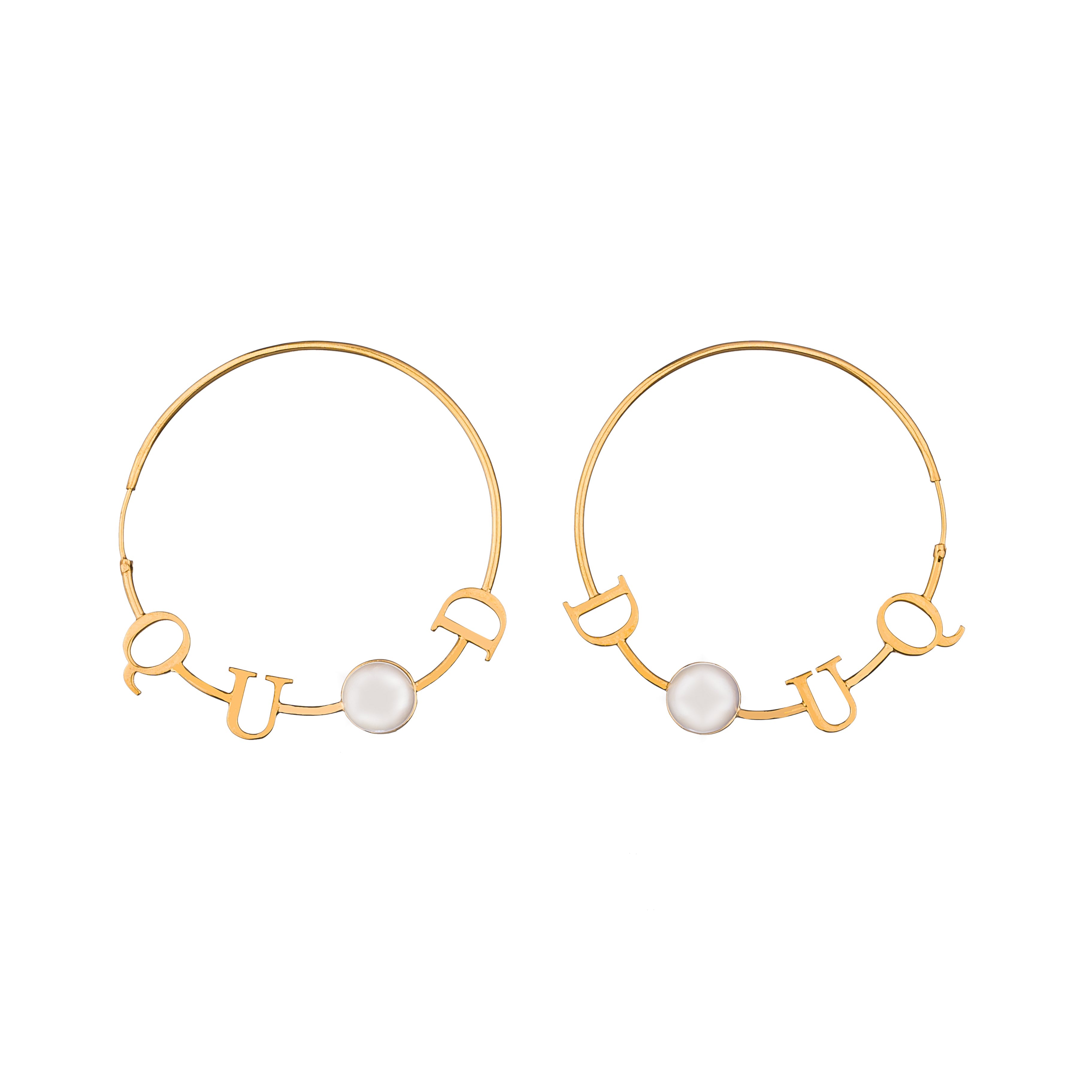 QUOD Pearl Hoops