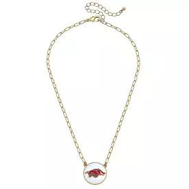 Razorback Jewelry | Arkansas Razorback Pendant Necklace