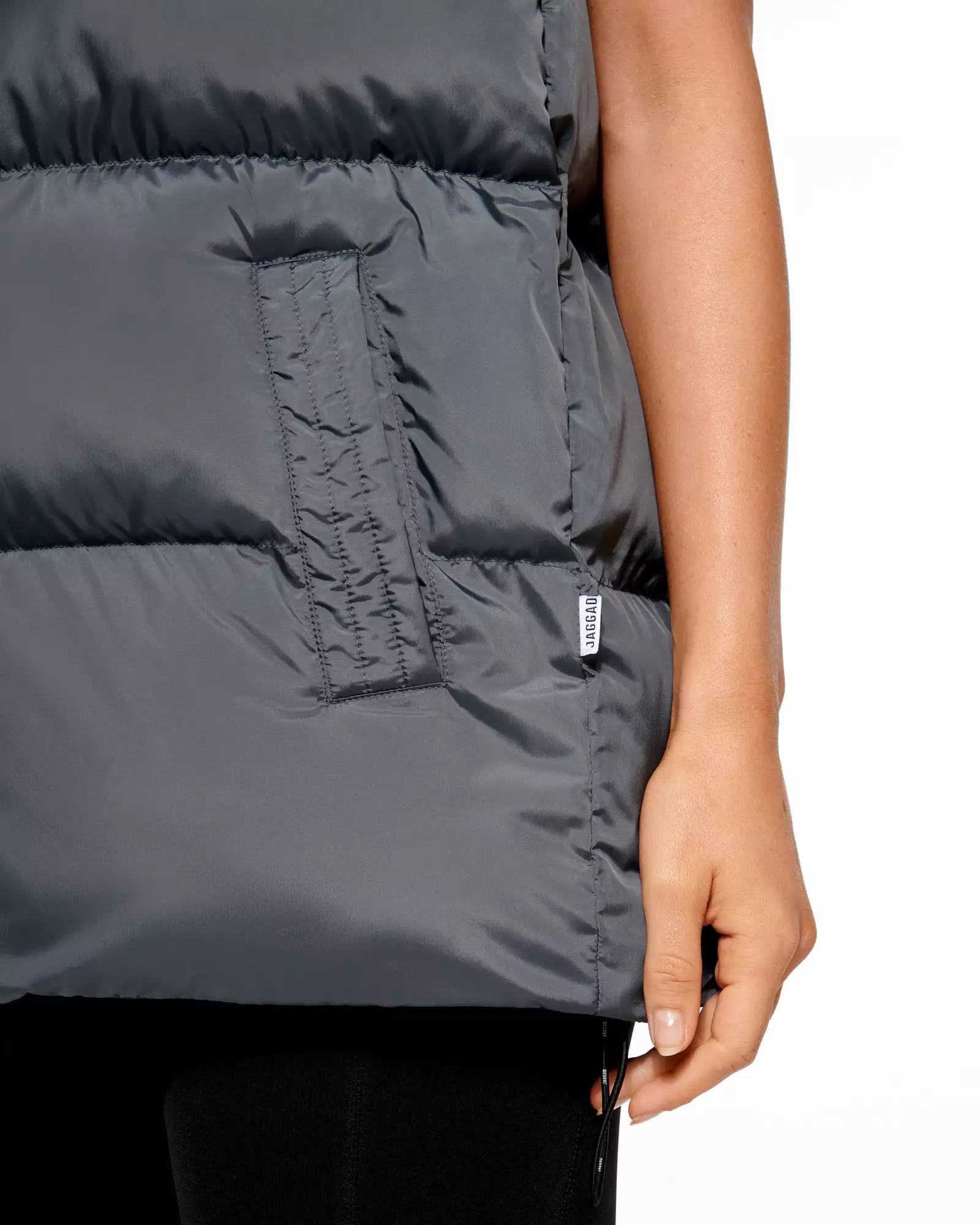 REFLECT PUFFER VEST STEEL