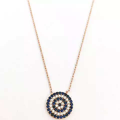 Rose Gold plated Eye Of Protection Necklace