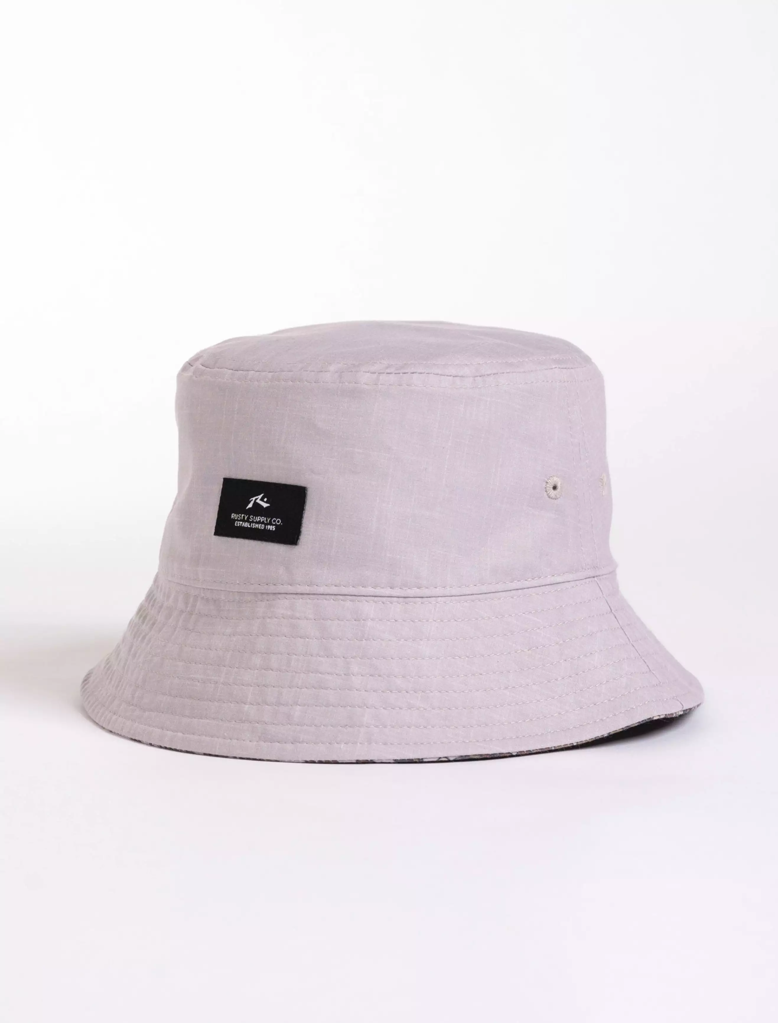 Rusty USA Dirtbag Reversible Bucket Hat Oatmeal