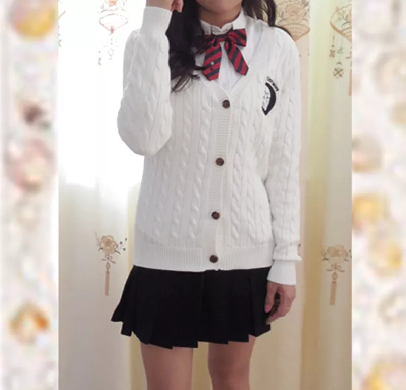 Sailor Moon Woolen Long-Sleeved Cardigan AD11870