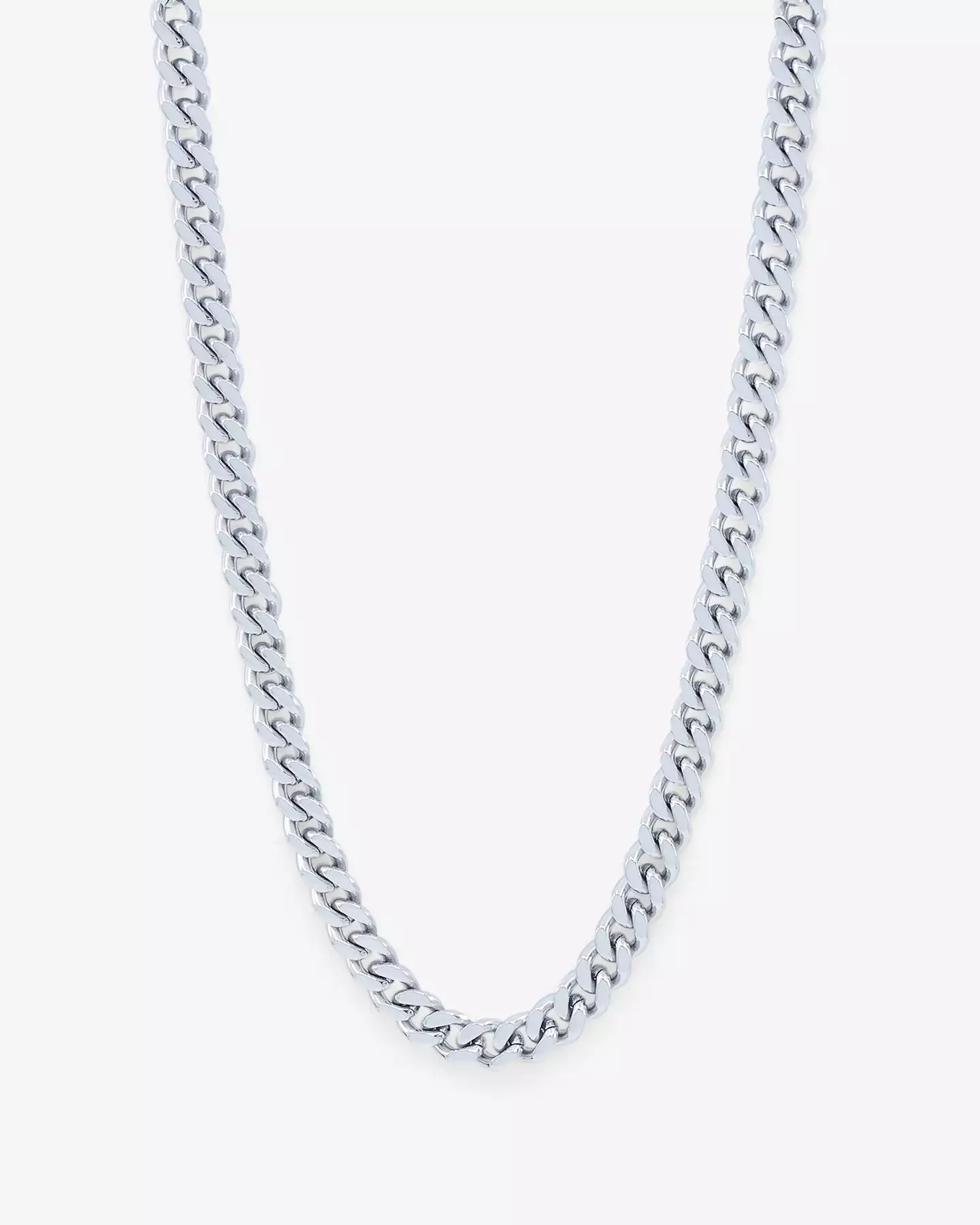 Saint Morta 5mm Cuban Chain White Gold