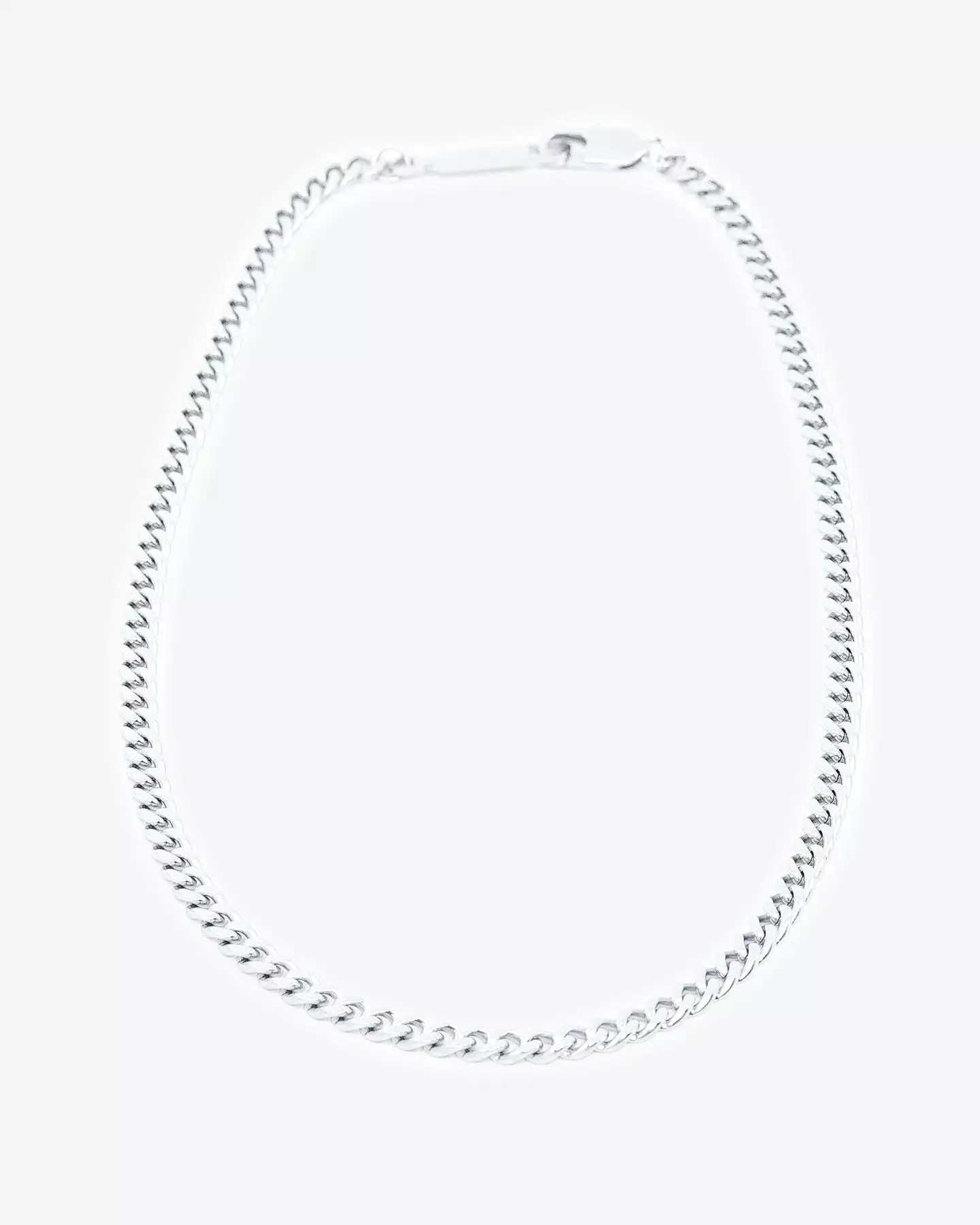 Saint Morta 5mm Cuban Chain White Gold