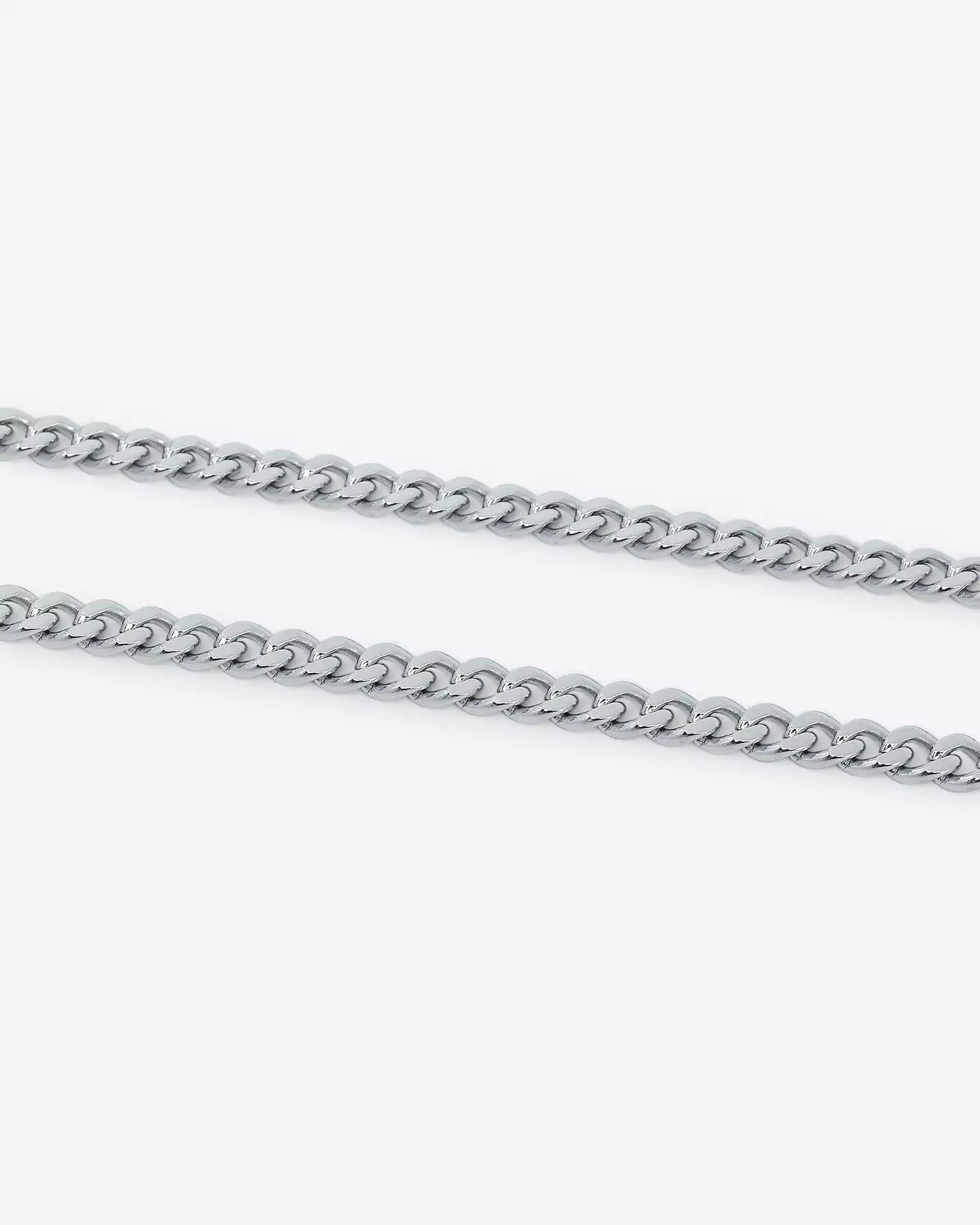 Saint Morta 5mm Cuban Chain White Gold