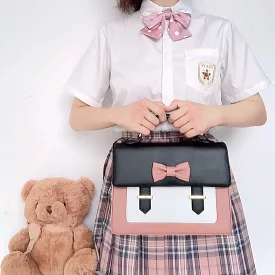 Sakura flower Japanese JK uniform Cambridge bag by0396