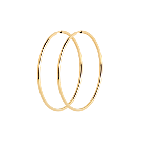 Senorita 50 Hoop (pair), Gold High Polished