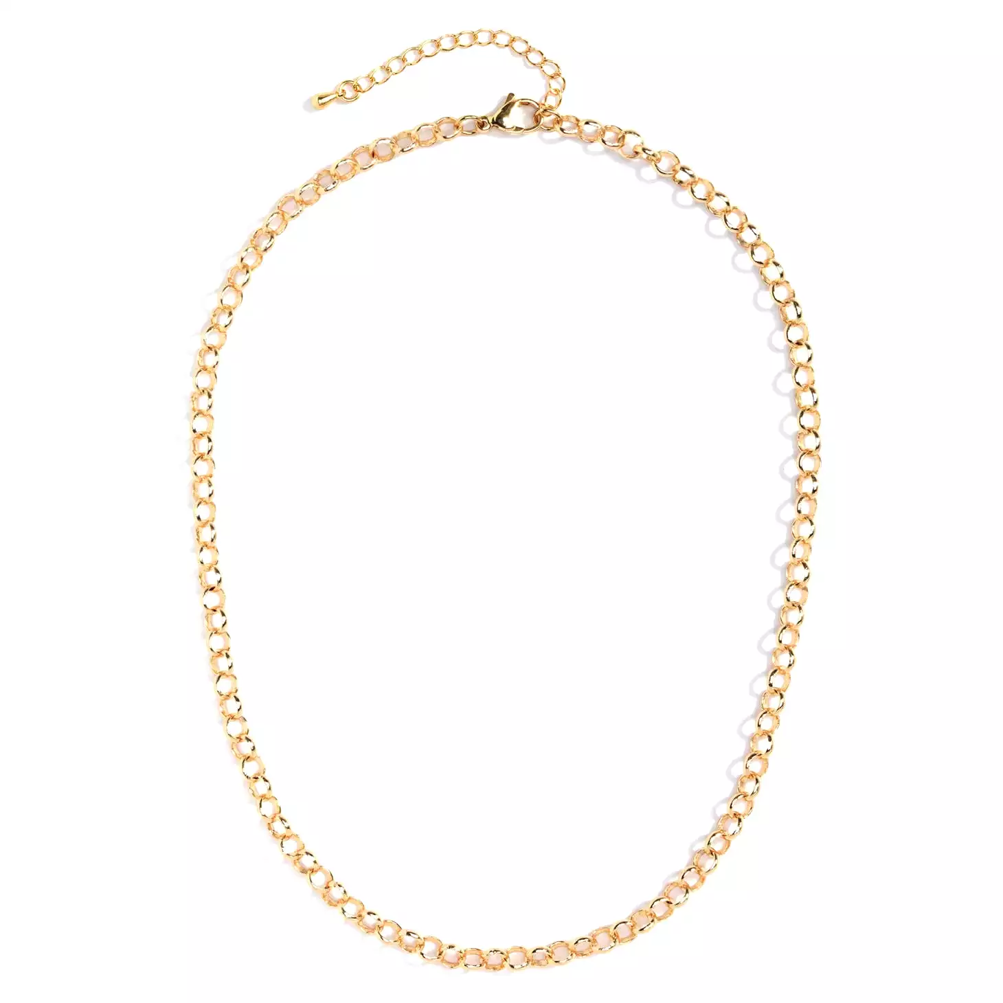 Simple Elegance Classic Gold Chain Necklace