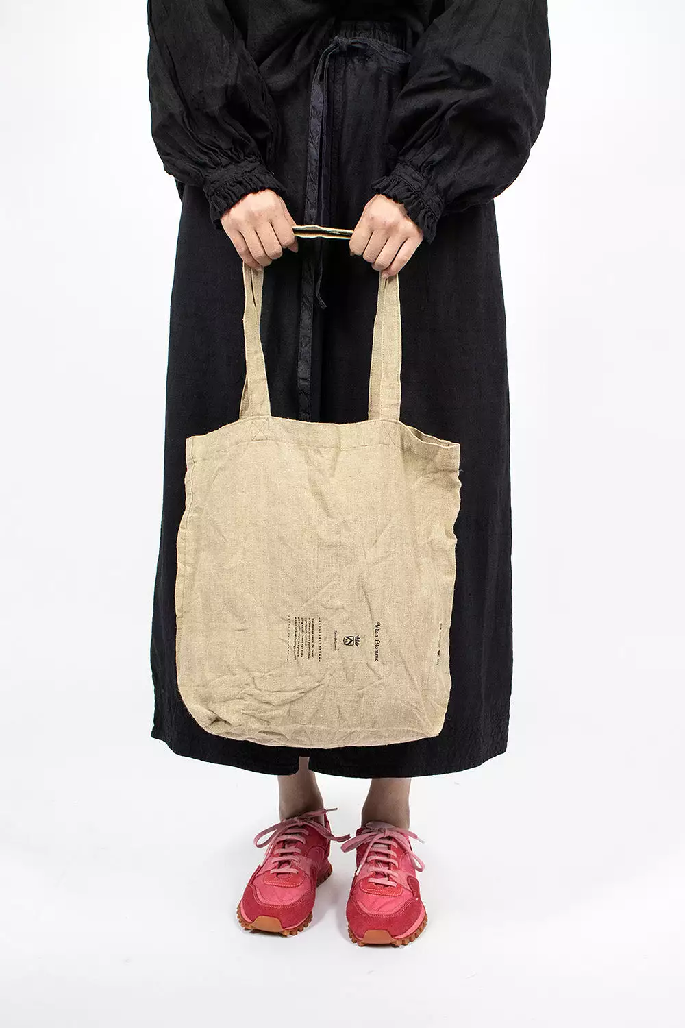 Small Linen Tote Bag Natural