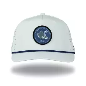 Snow Cap Fade - OGA 5 Panel Snapback - Snow Cap White