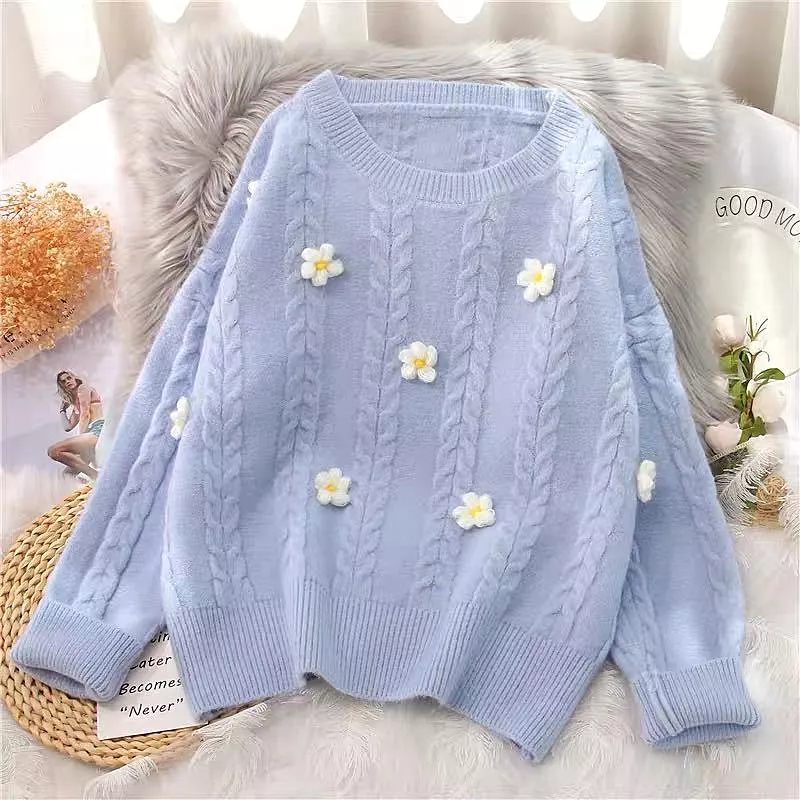 Soft Flower Sweater AD210102