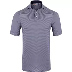 Soren Stripe Comfort Fit Polo Atlanta Blue/White - 2024