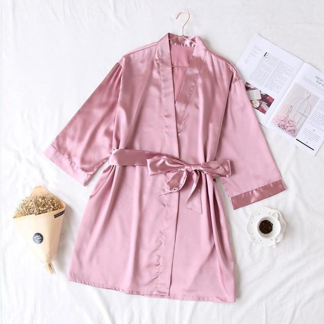 Summer Kimono Robe Sleepwear