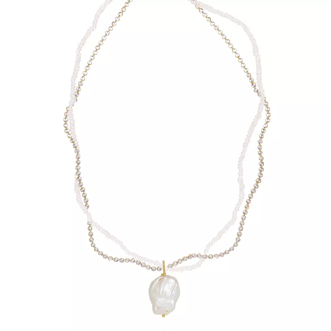 Sylvia Pearl Layered Necklace