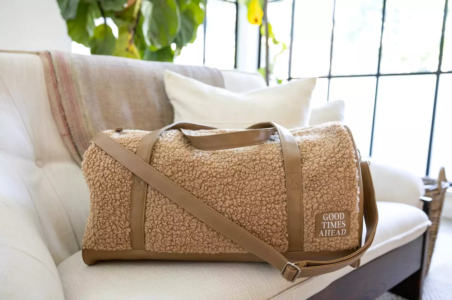 Teddy Mocha Duffel Bag