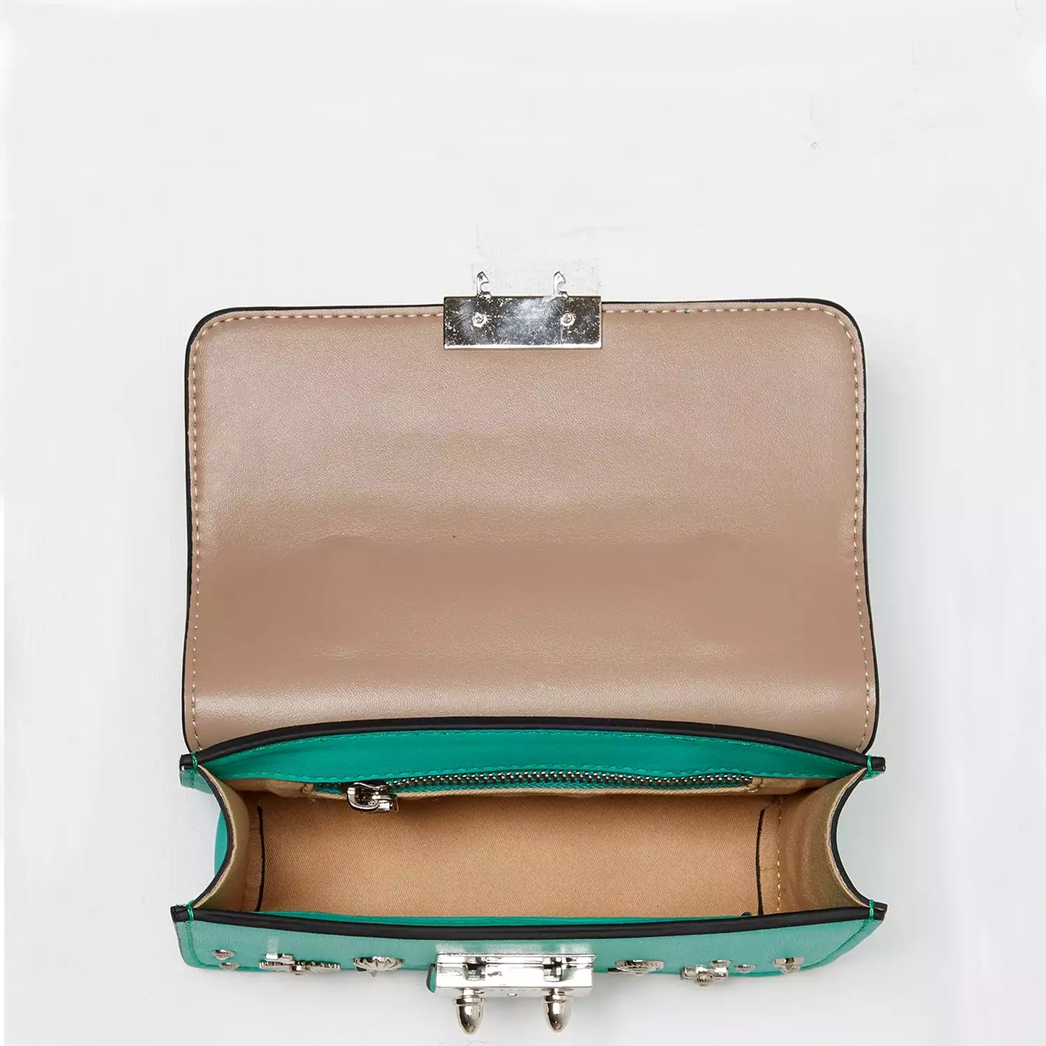 The Hollywood Small Leather Bag Arcadia Green