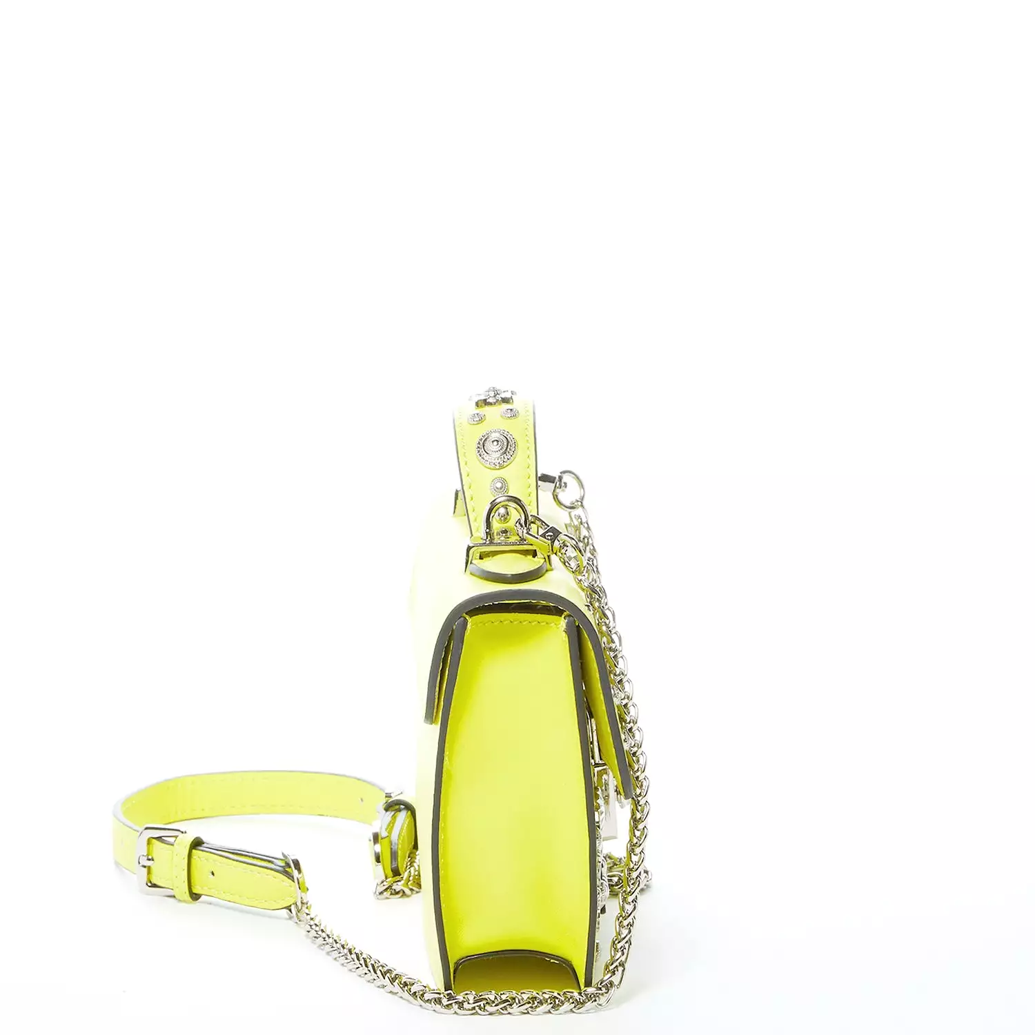 The Hollywood Small Leather Bag Bright Yellow