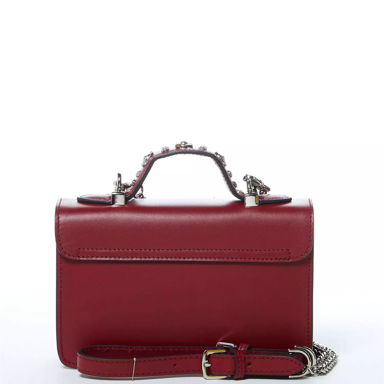 The Hollywood Small Leather Bag Burgundy