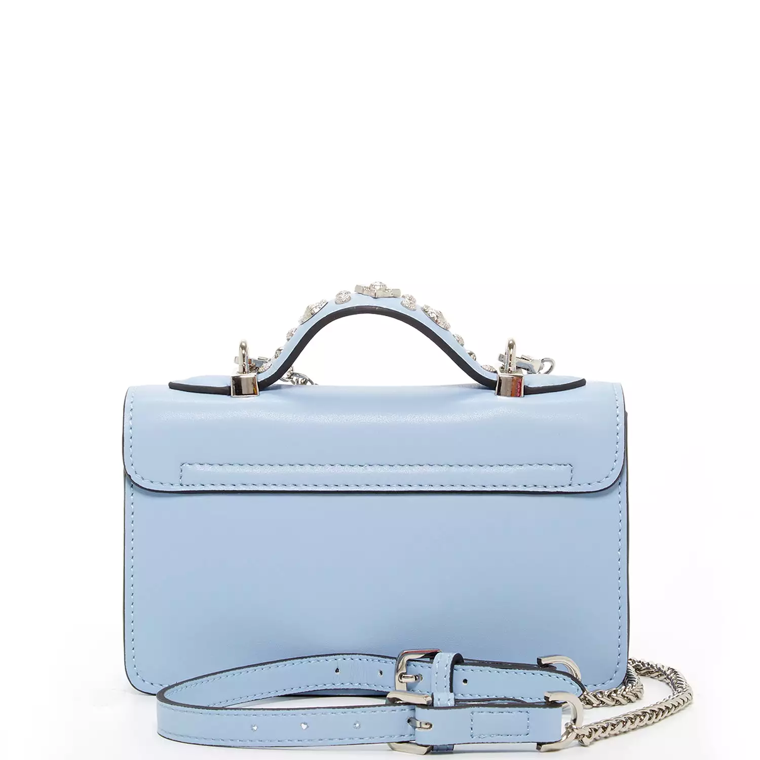 The Hollywood Small Leather Bag Light Blue