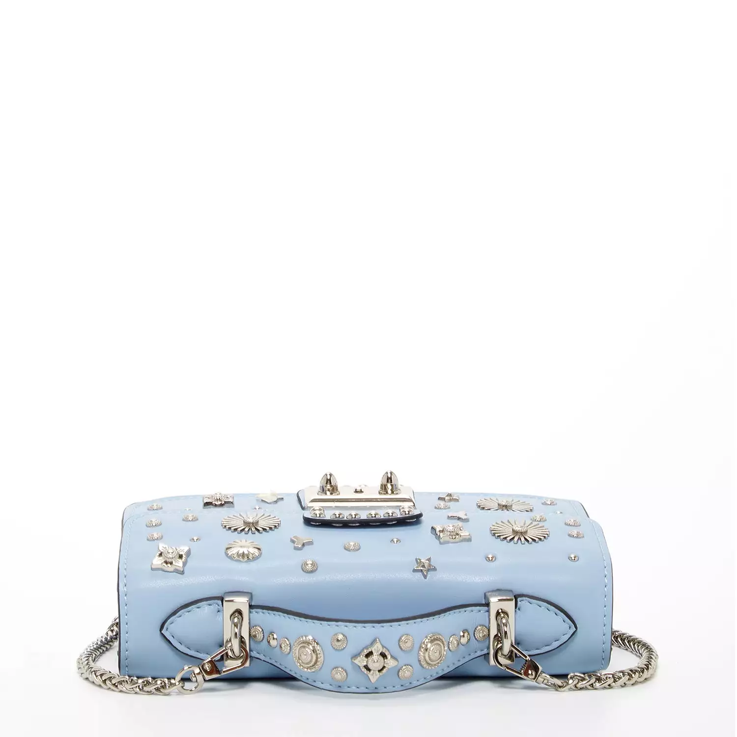 The Hollywood Small Leather Bag Light Blue