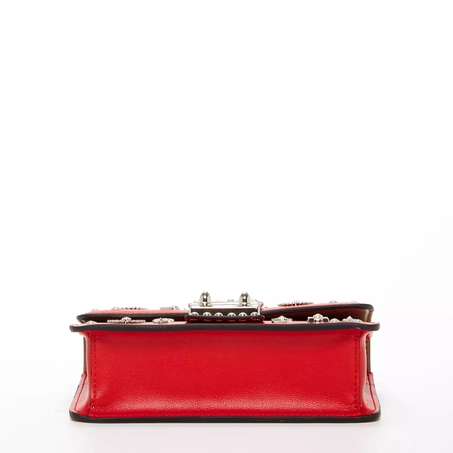 The Hollywood Small Leather Bag Red