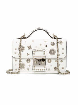 The Hollywood Small Leather Bag White