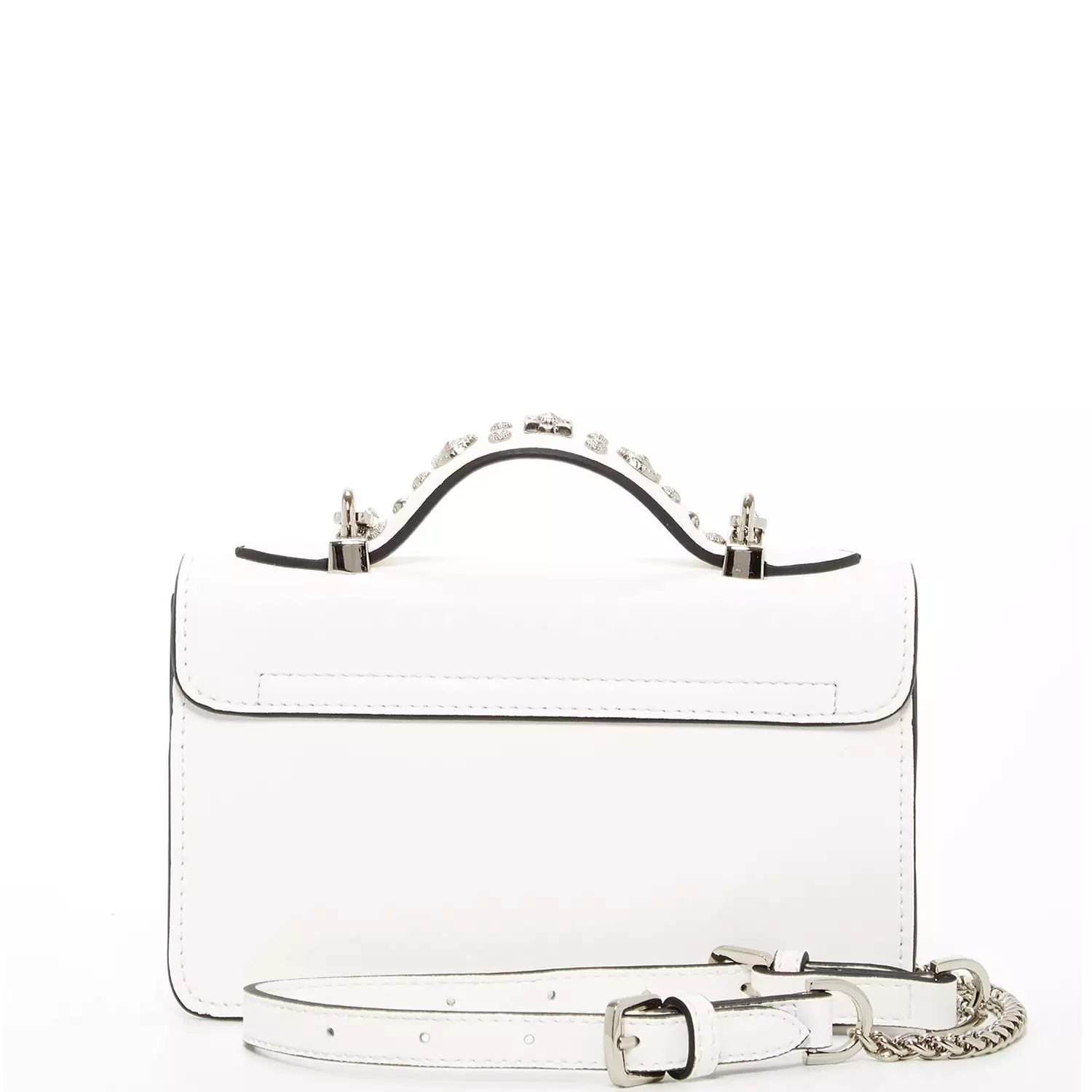 The Hollywood Small Leather Bag White