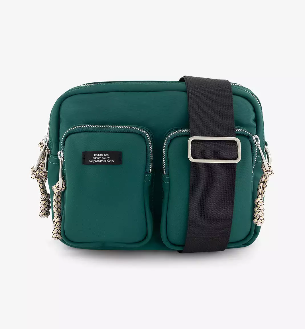 The Messenger Pocket Bag in Racing Green