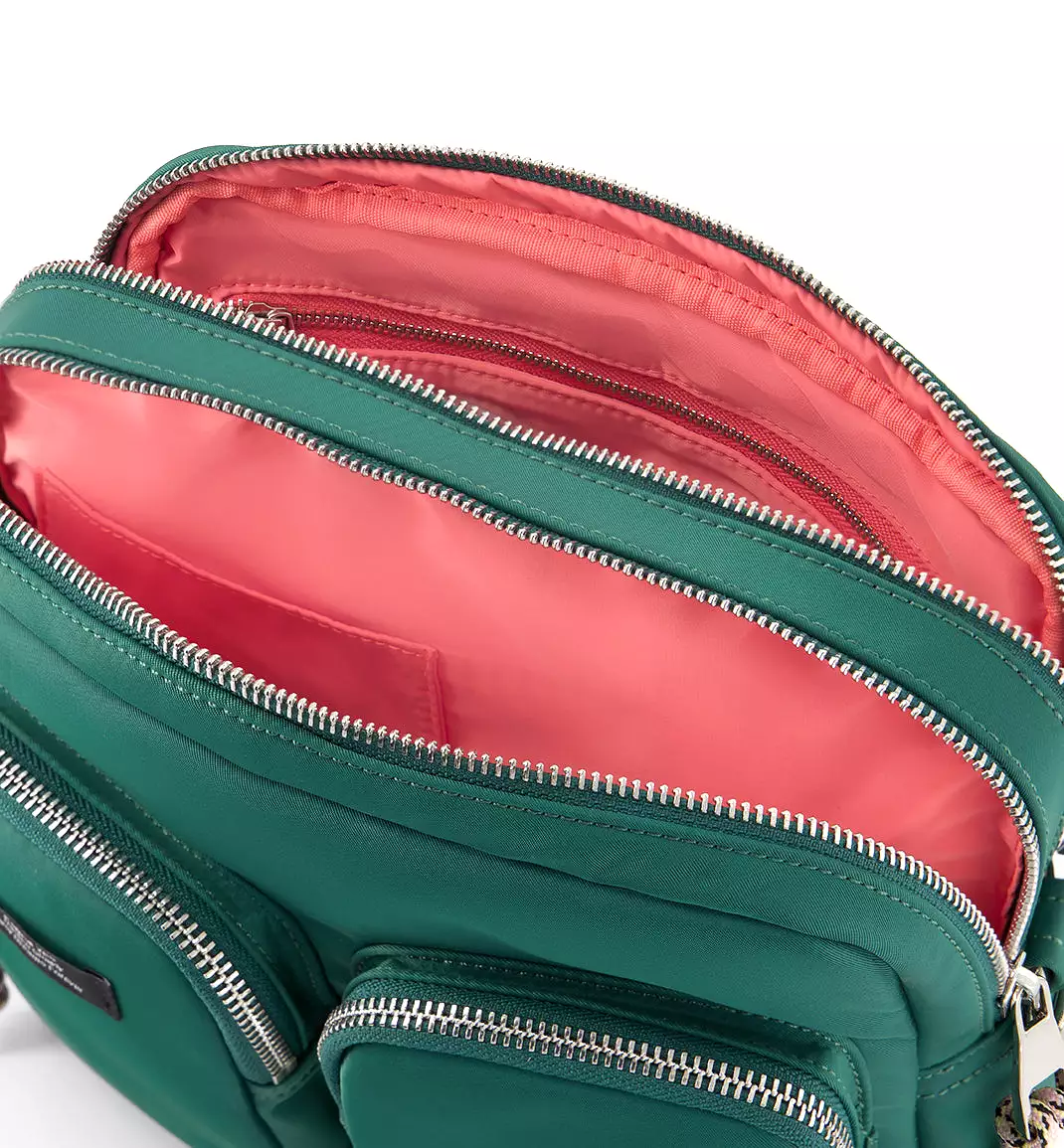 The Messenger Pocket Bag in Racing Green