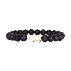 The Venture Polar Bear Tracking Bracelet in Lava Stone