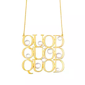 Triple QUOD Necklace