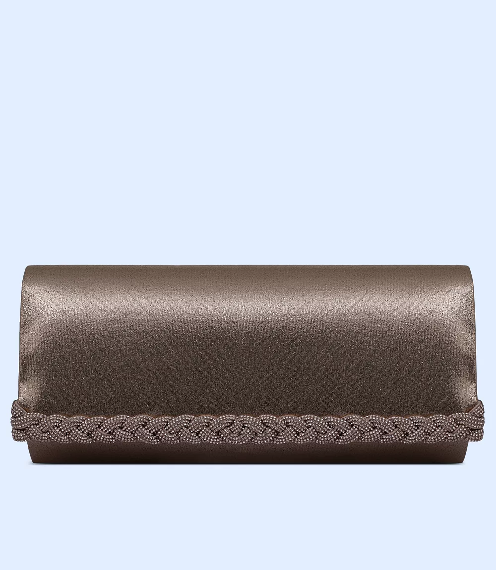 WB2506-CHAMPAGNE-Women Snazzy Clutch