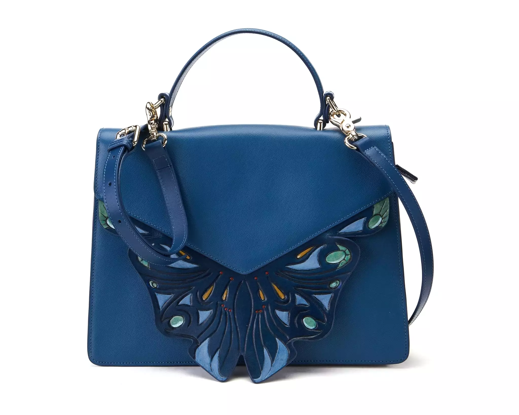 Wings Blue Shoulder Bag