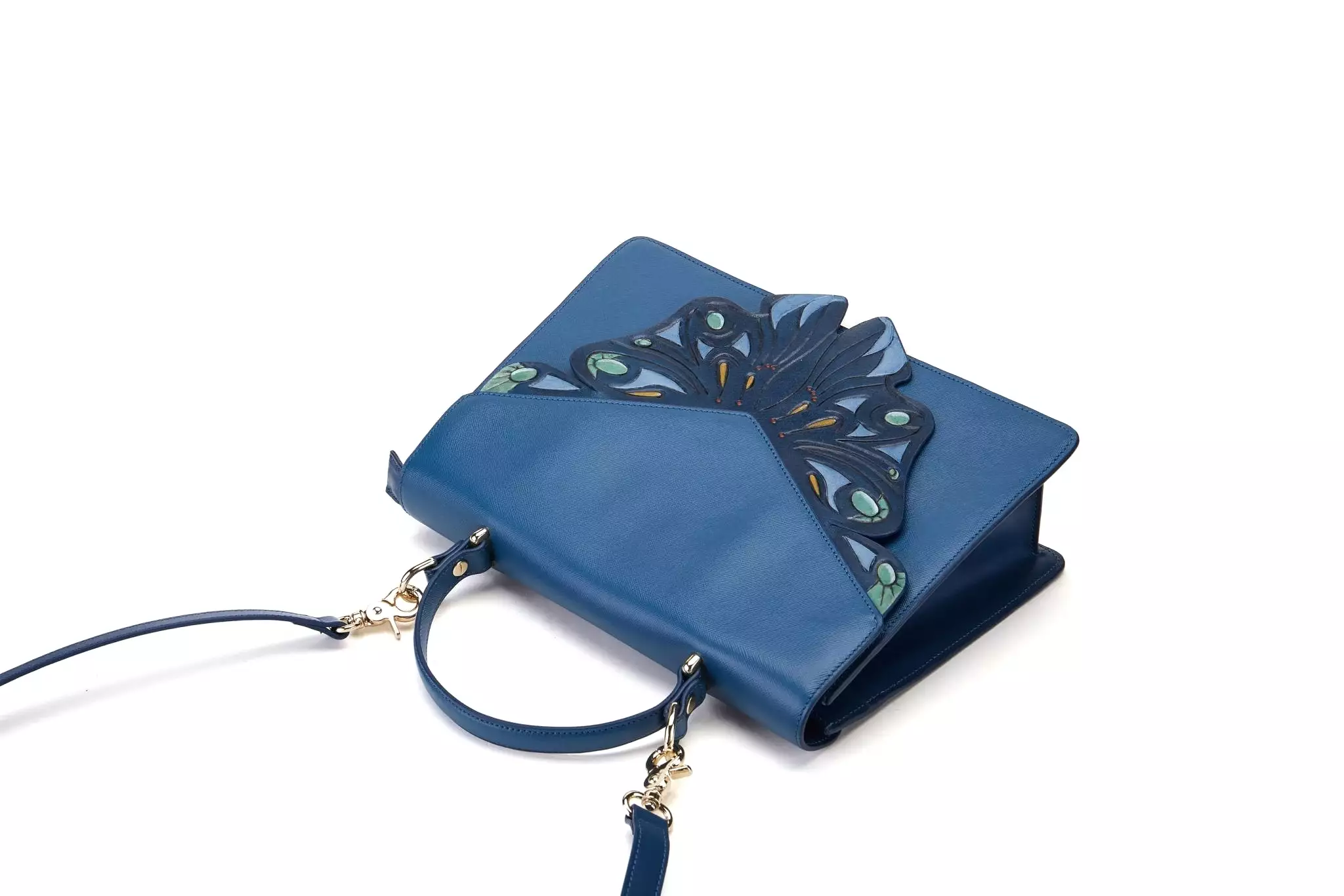 Wings Blue Shoulder Bag