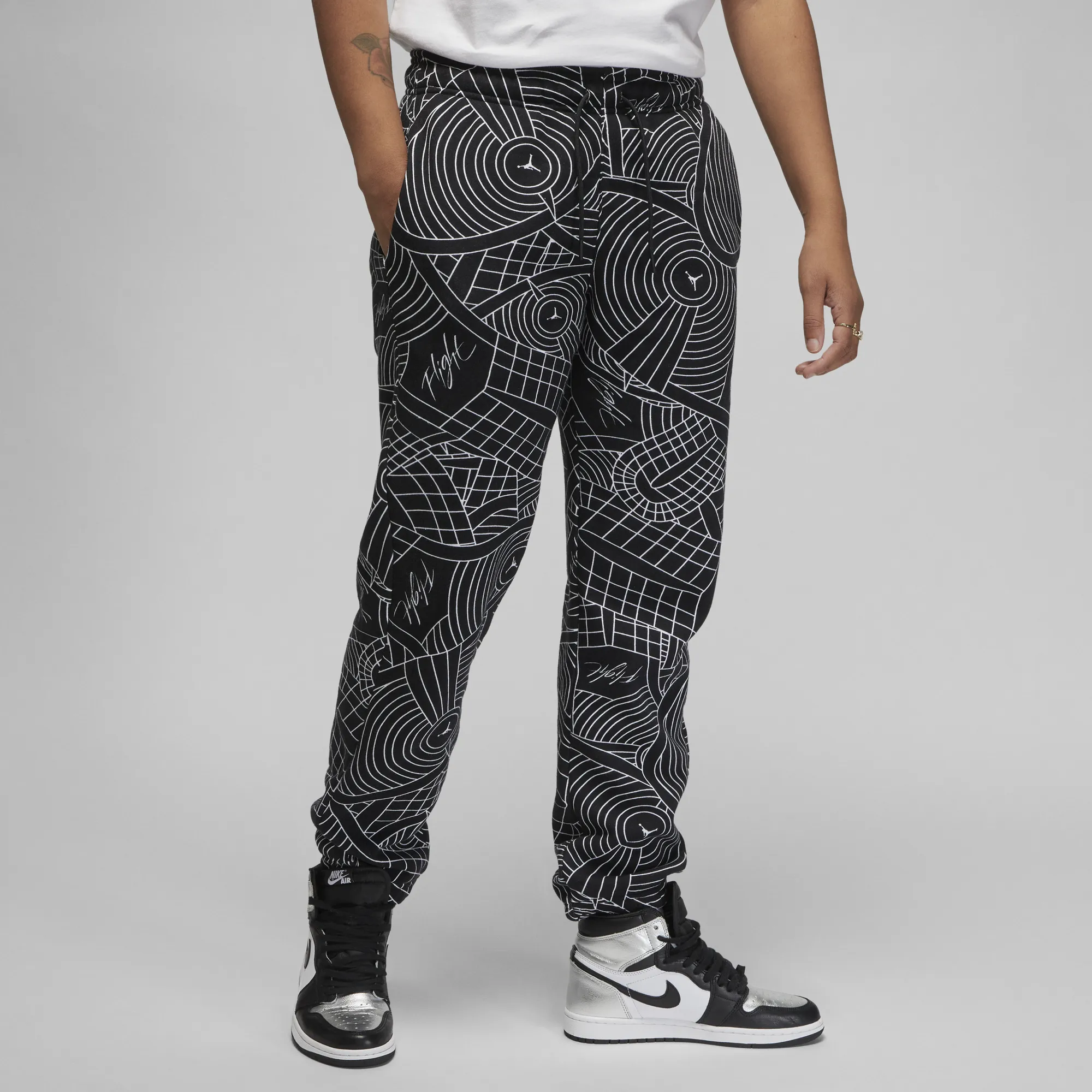 Womens Jordan Brooklyn Fleece Pants 'Black'