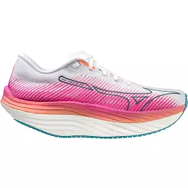 Women's Mizuno Wave Rebellion Pro, White/Silver, 9.5 B Medium