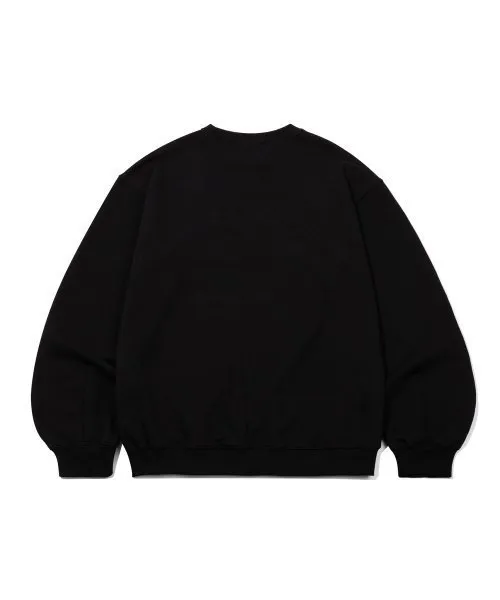 WOOALONG  |Crew Neck Unisex Street Style Long Sleeves Plain Cotton