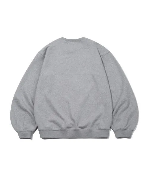 WOOALONG  |Crew Neck Unisex Street Style Long Sleeves Plain Cotton